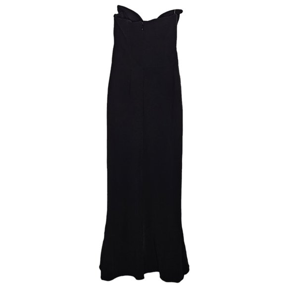 House of CB Sabine Black Strapless Corset Bodycon Maxi Dress - Picture 7 of 11